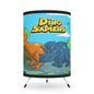 DinoSapiens Dinosaurs Tripod Lamp with High-Res Printed Shade, US\CA plug by MundoMonito