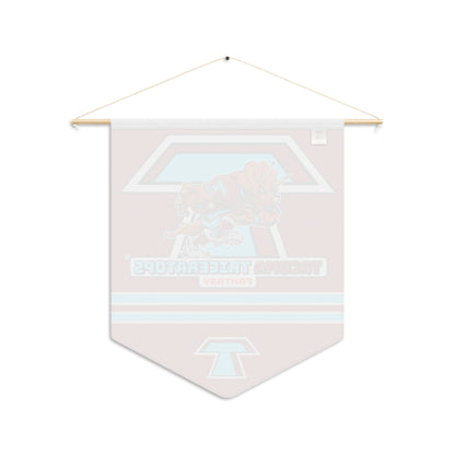 Tacoma Triceratops Pennant — Retro Sports Team Wall Banner