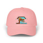 Tacoma Triceratops Dad Cap — Retro Surfing Triceratops Embroidered Hat Designed by Yorch Enciso