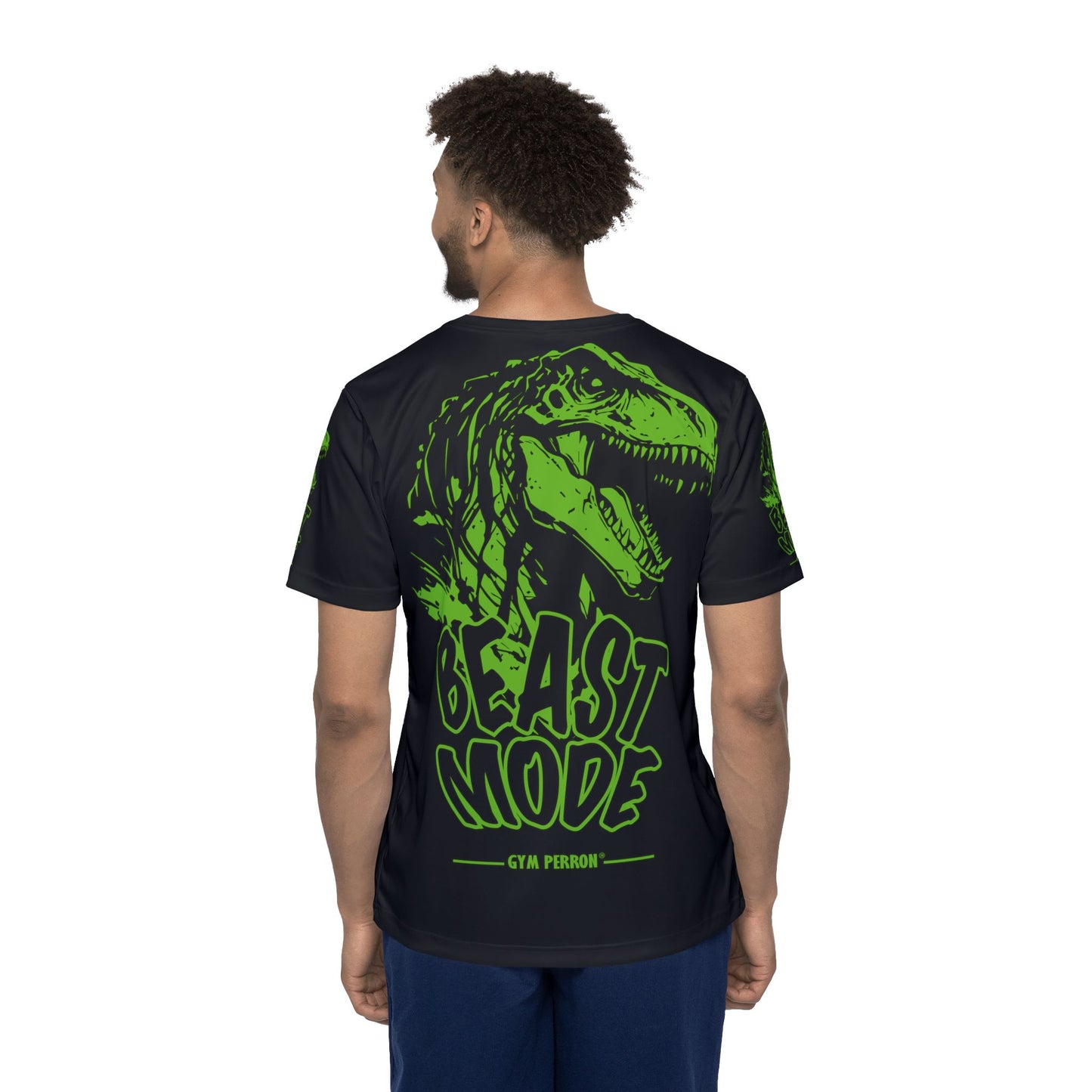 Beast Mode - Full T Rex - Gym Perron Men's Sports Jersey (AOP)