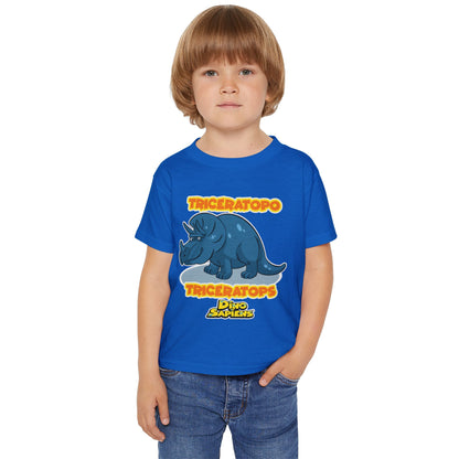 DinoSapiens Triceratops by MundoMonito Heavy Cotton™ Toddler T-shirt