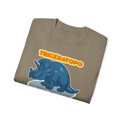 DinoSapiens Triceratops by MundoMonito Unisex Ultra Cotton Tee