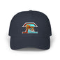 Tacoma Triceratops Dad Cap — Retro Surfing Triceratops Embroidered Hat Designed by Yorch Enciso