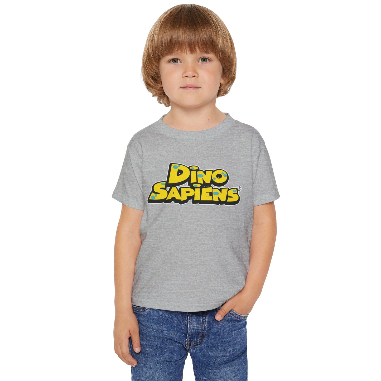 DinoSapiens by MundoMonito Heavy Cotton™ Toddler T-shirt