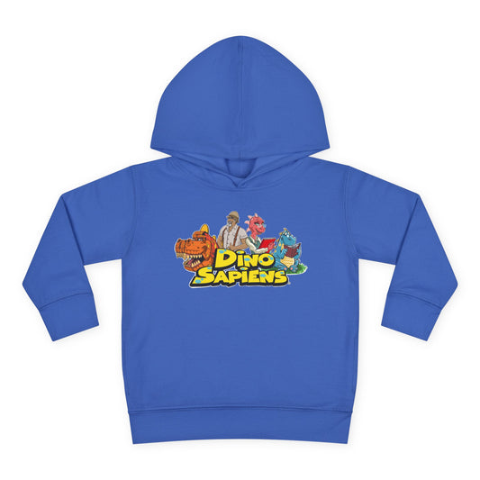 DinoSapiens Logo with Characters by MundoMonito Toddler Pullover Fleece Hoodie