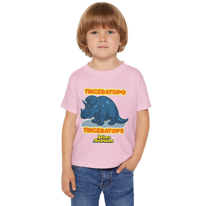 DinoSapiens Triceratops by MundoMonito Heavy Cotton™ Toddler T-shirt