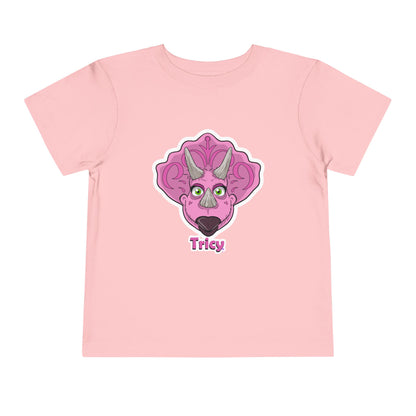 Tricy - DinoSapiens  Toddler Tee – 'Tricy' Dinosaur Short Sleeve Shirt for Kids
