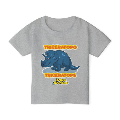 DinoSapiens Triceratops by MundoMonito Heavy Cotton™ Toddler T-shirt