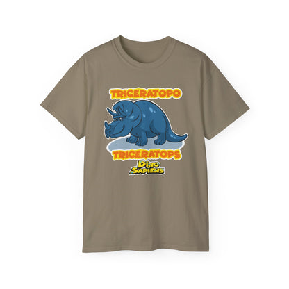 DinoSapiens Triceratops by MundoMonito Unisex Ultra Cotton Tee