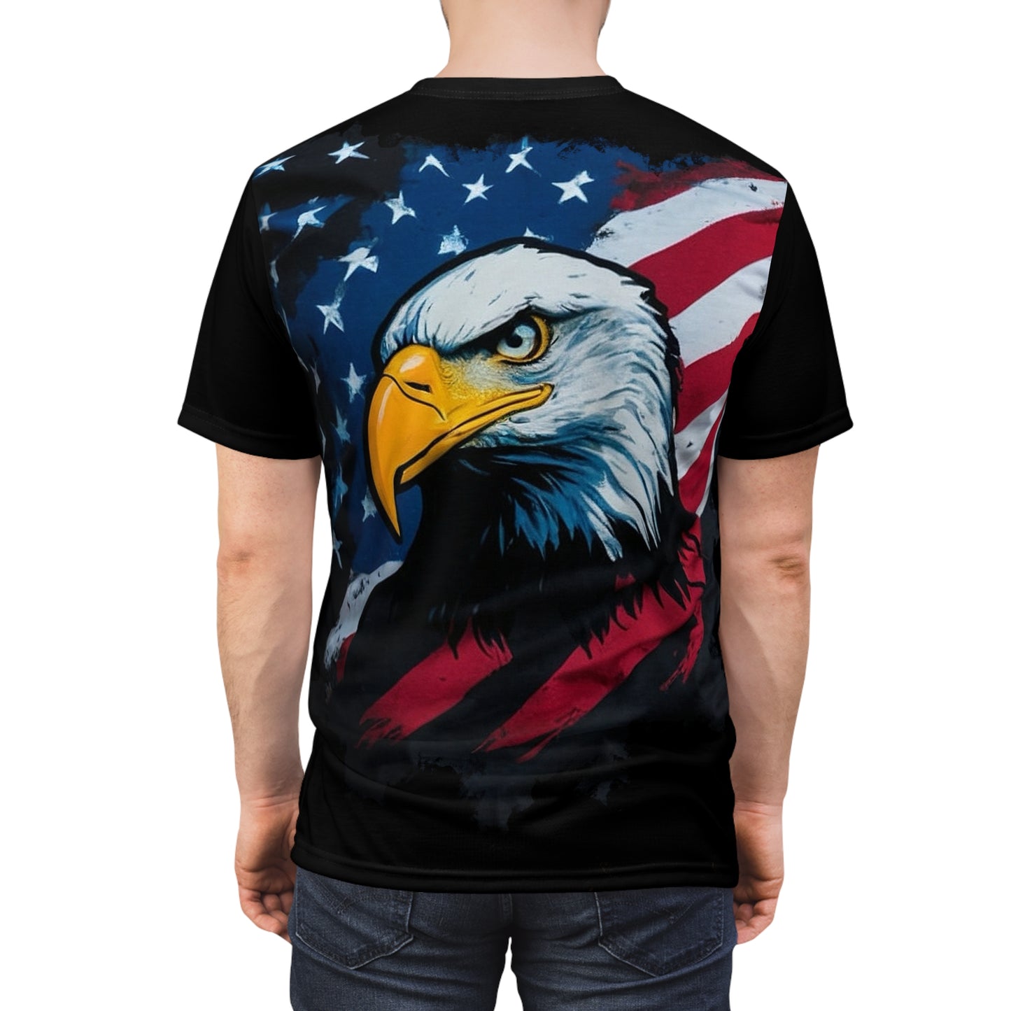 Proud Eagle - My Great America - Unisex Cut & Sew Tee (AOP)