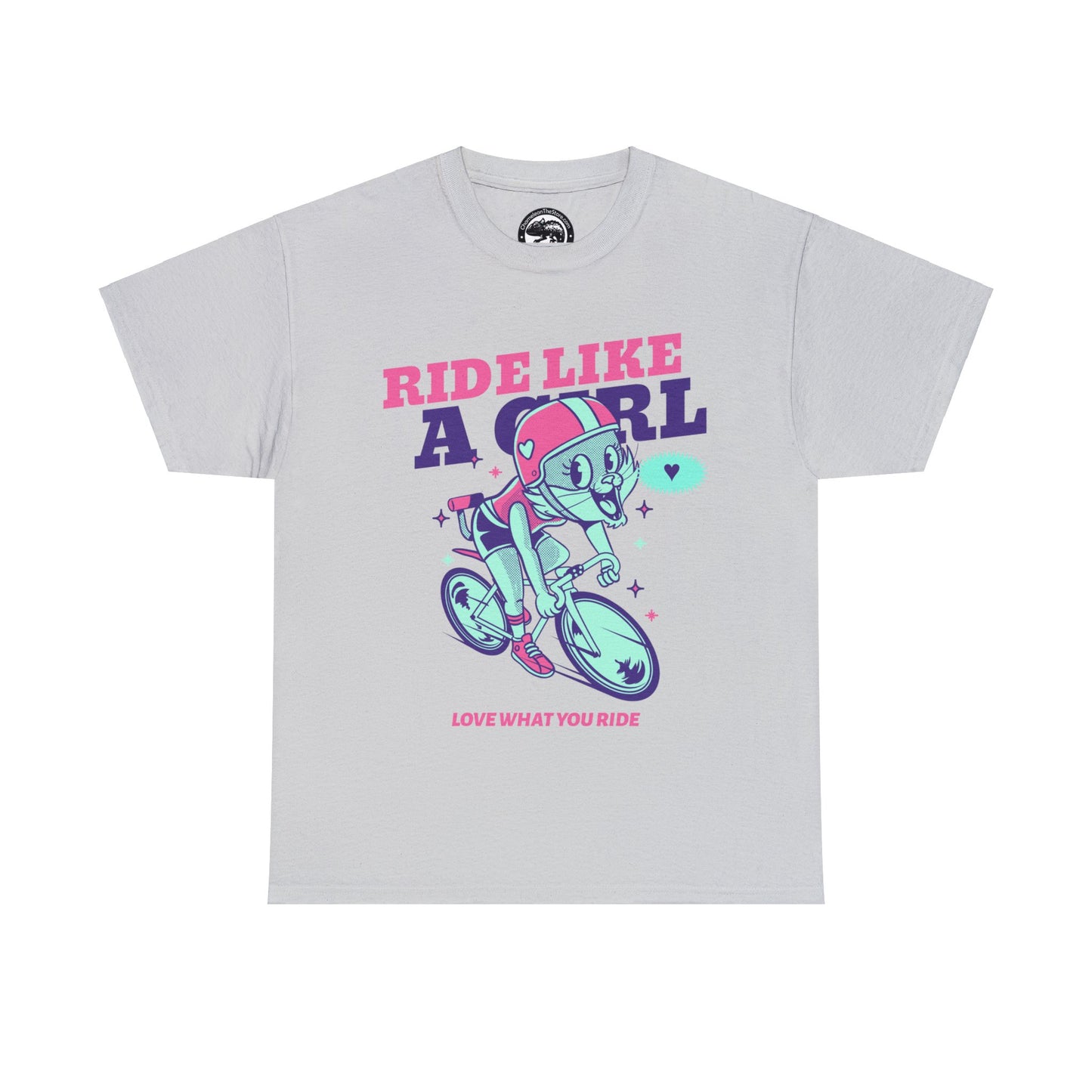 Ride like a Girl - Unisex Heavy Cotton Tee