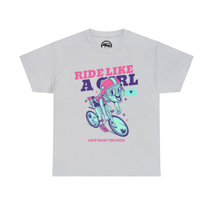 Ride like a Girl - Unisex Heavy Cotton Tee