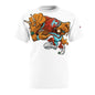 Triceratops Football Tee — Retro Dino Mascot Rugby Shirt