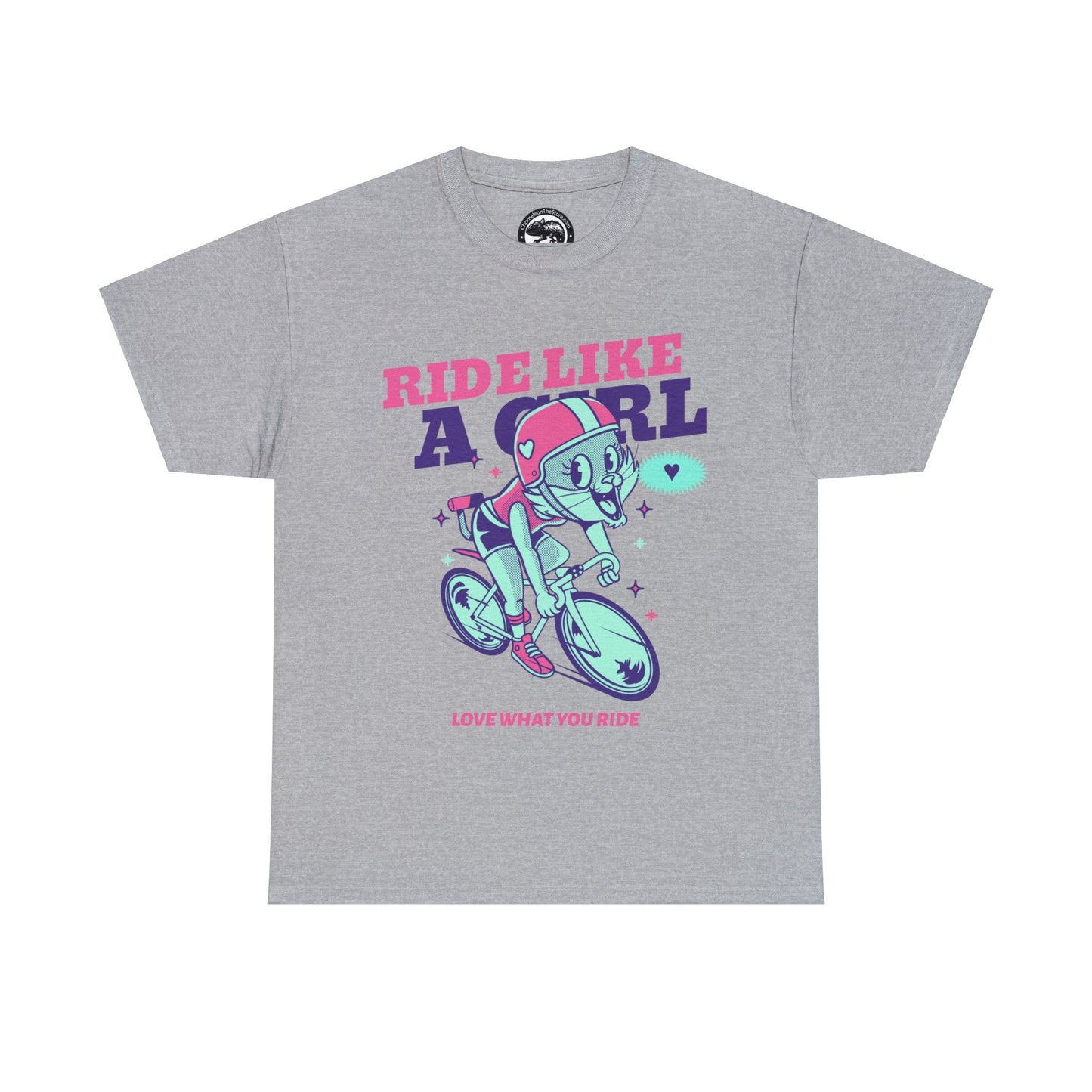 Ride like a Girl - Unisex Heavy Cotton Tee