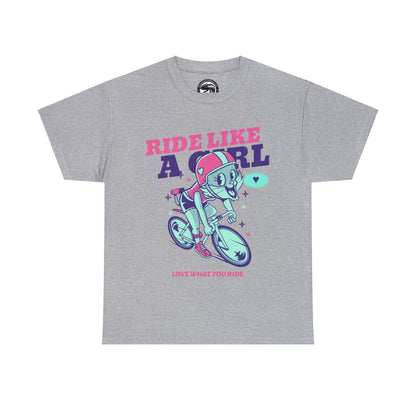 Ride like a Girl - Unisex Heavy Cotton Tee