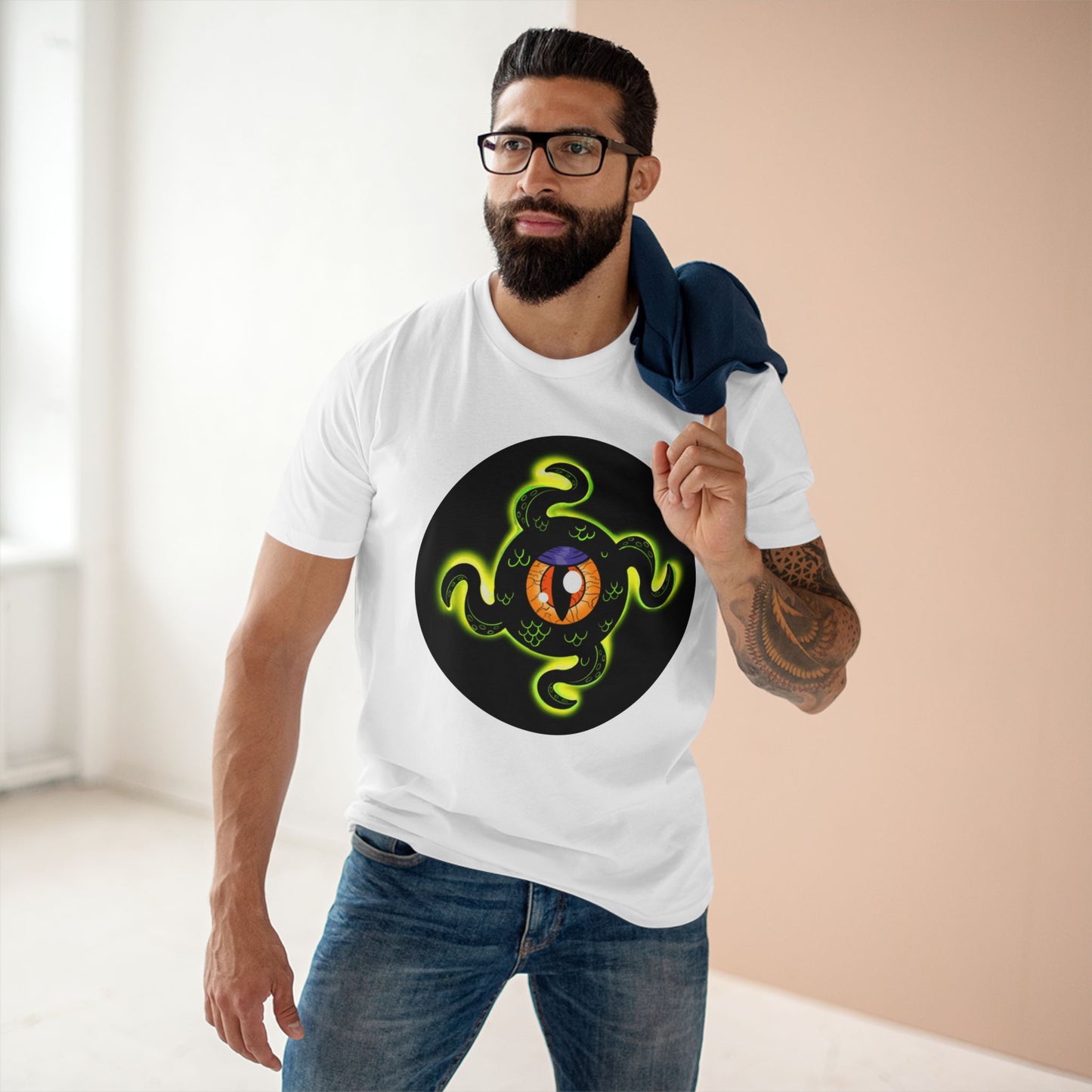 Monsterotica Logo by Protonic Comics Adult Staple Tee