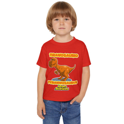 DinoSapiens Tyrannosaurus  by MundoMonito Heavy Cotton™ Toddler T-shirt