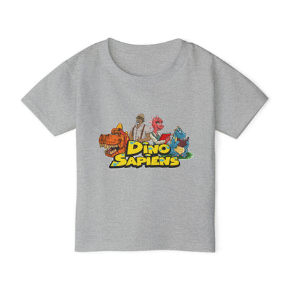 DinoSapiens Logo with Characters  by MundoMonito Heavy Cotton™ Toddler T-shirt