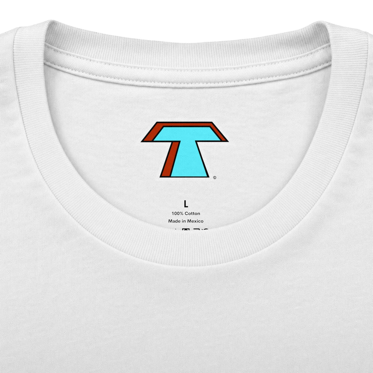 Tacoma Triceratops Football Mascot Tee — Retro Sports Dino Graphic T-Shirt. Designed by Yorch Enciso