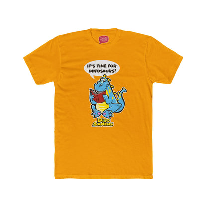 Time for Dinosaurs , DinoSapiens by MundoMonito Unisex Cotton Crew Tee