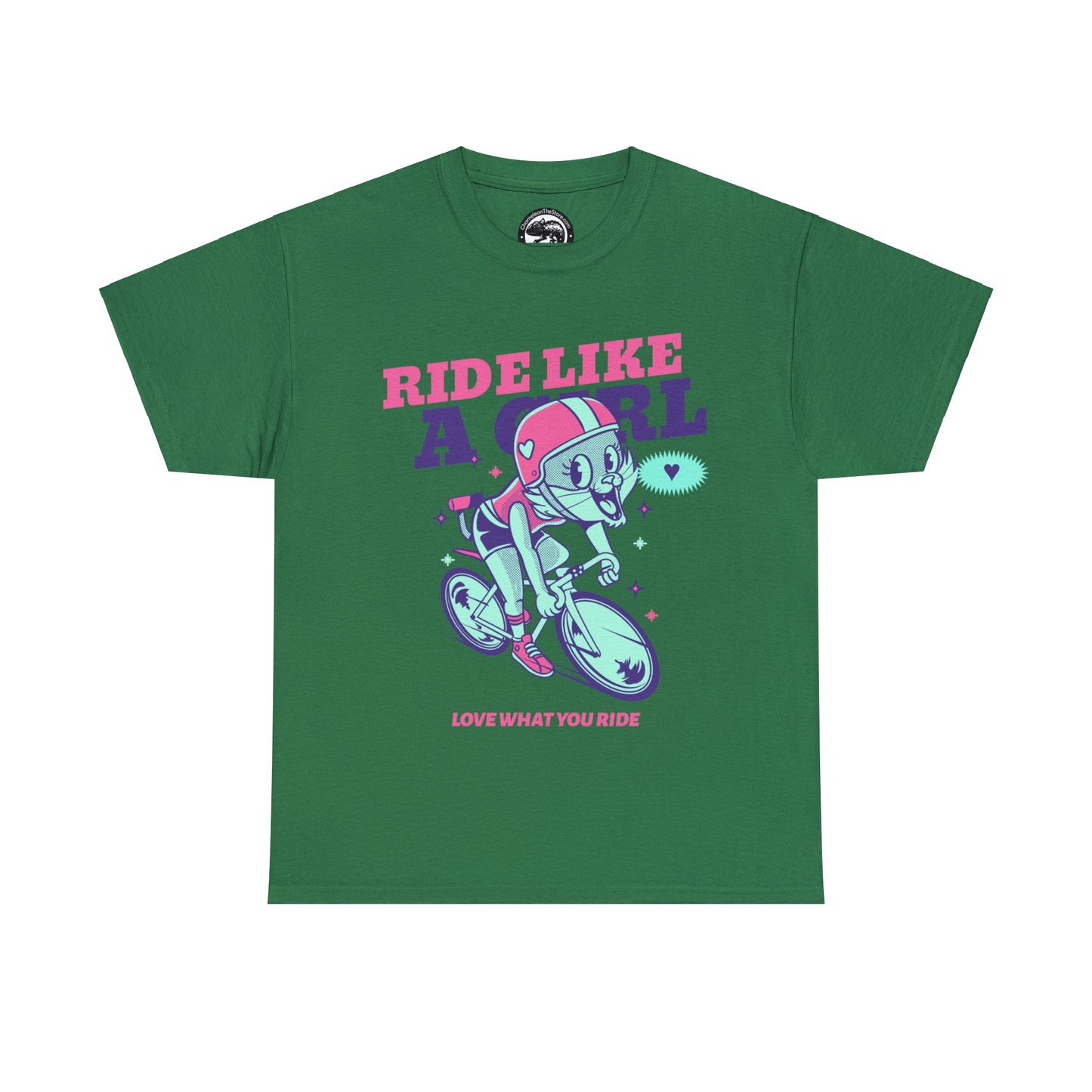 Ride like a Girl - Unisex Heavy Cotton Tee