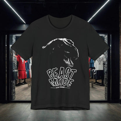 Beast Mode -T-Rex - Gym Perron -1Unisex Jersey T-Shirt