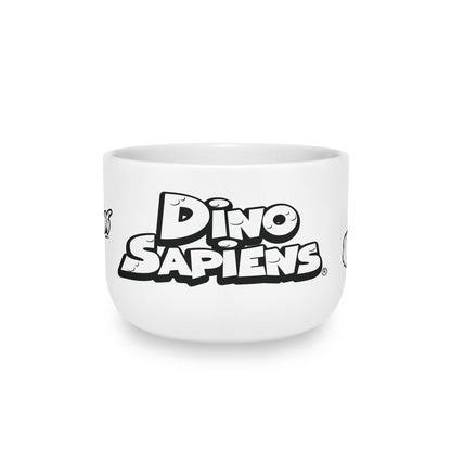 Dino Sapiens 25oz -Prof. Fósil Ceramic Latte Mug — Large Retro Dinosaur Coffee Cup