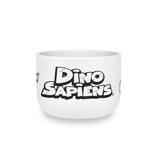 Dino Sapiens 25oz -Prof. Fósil Ceramic Latte Mug — Large Retro Dinosaur Coffee Cup