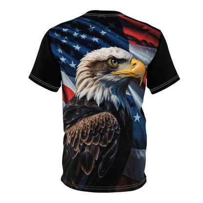 Eagle & Flag - Great America - Unisex Cut & Sew Tee (AOP)