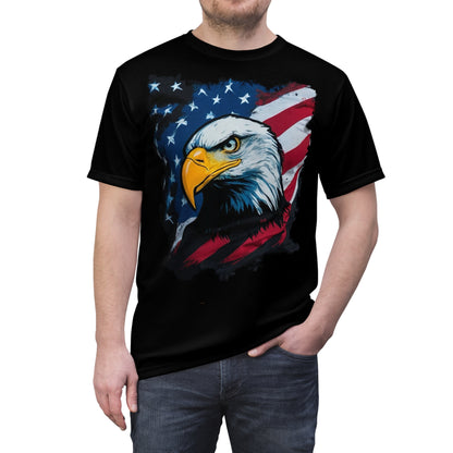 Proud Eagle - My Great America - Unisex Cut & Sew Tee (AOP)