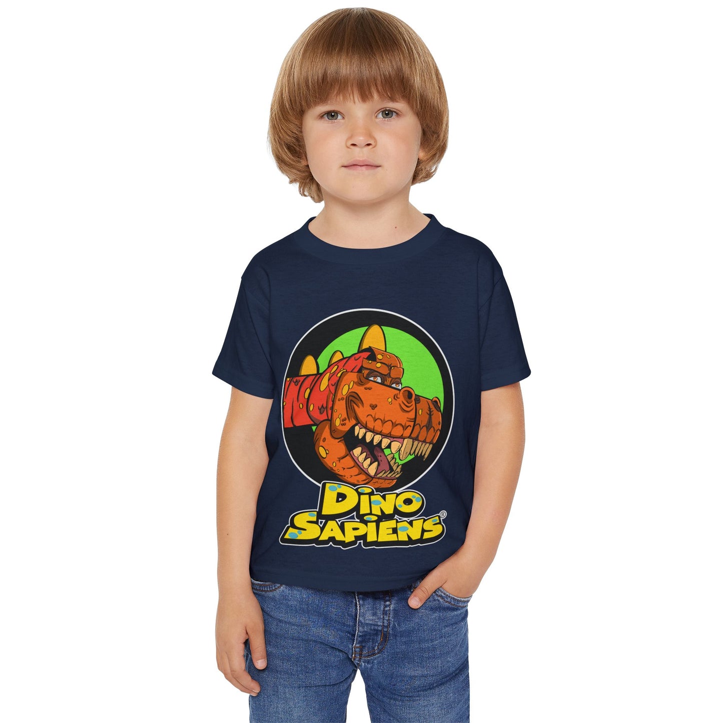 Diny DinoSapiens by MundoMonito Heavy Cotton™ Toddler T-shirt