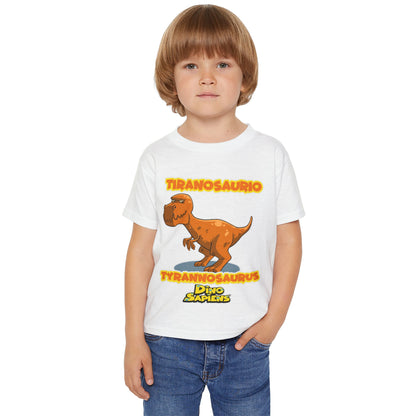 DinoSapiens Tyrannosaurus  by MundoMonito Heavy Cotton™ Toddler T-shirt