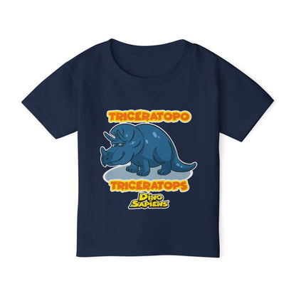 DinoSapiens Triceratops by MundoMonito Heavy Cotton™ Toddler T-shirt