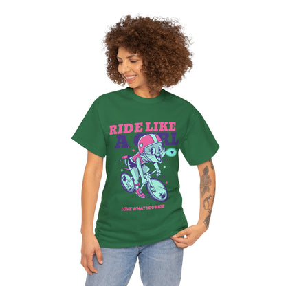 Ride like a Girl - Unisex Heavy Cotton Tee