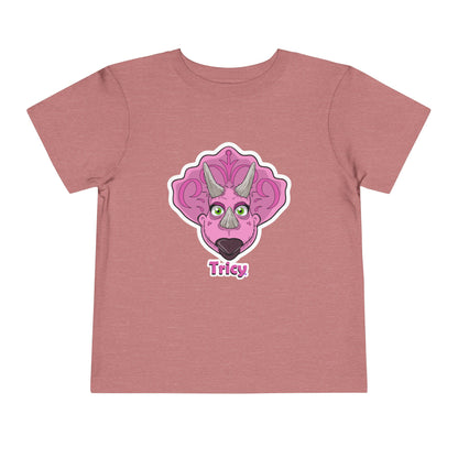 Tricy - DinoSapiens  Toddler Tee – 'Tricy' Dinosaur Short Sleeve Shirt for Kids