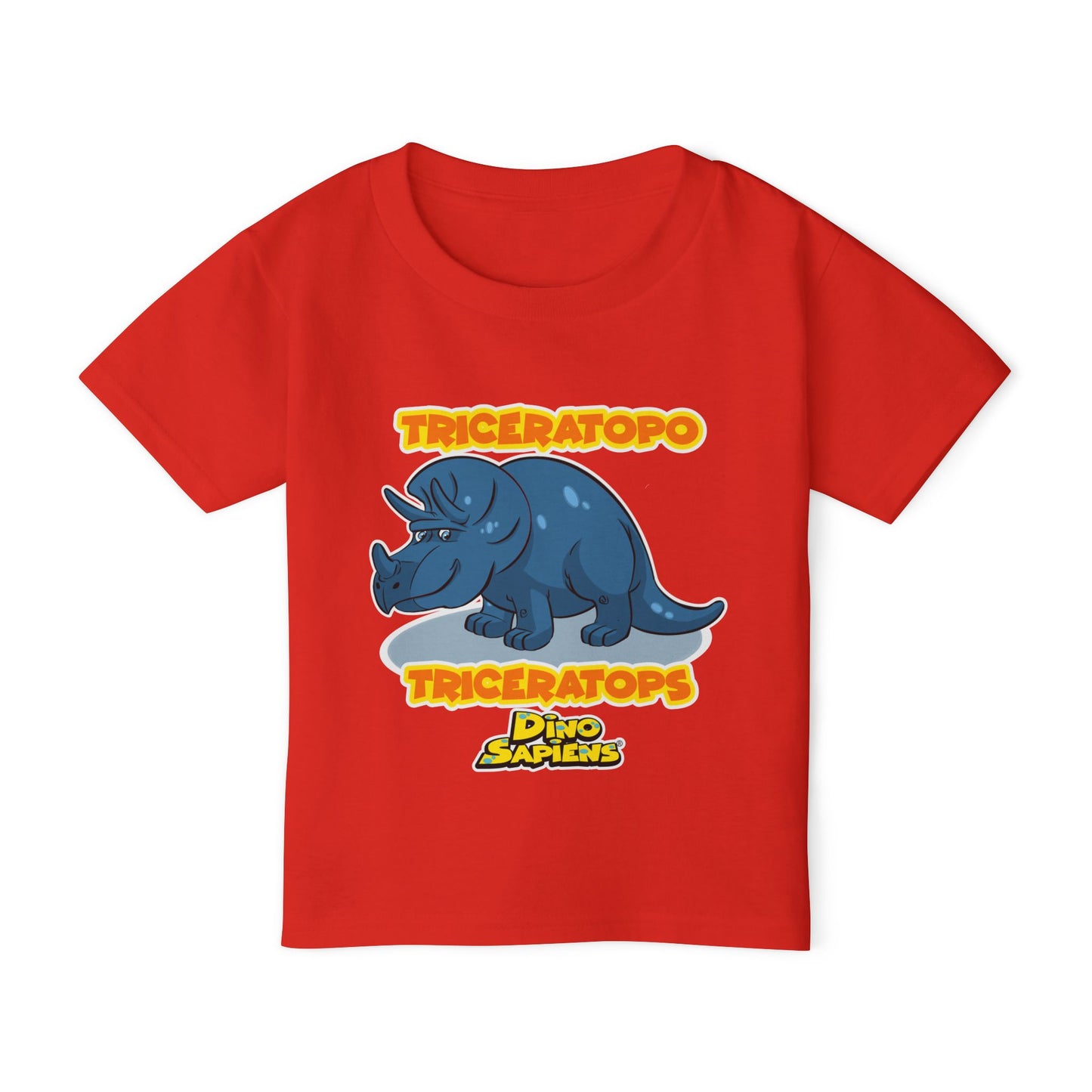 DinoSapiens Triceratops by MundoMonito Heavy Cotton™ Toddler T-shirt