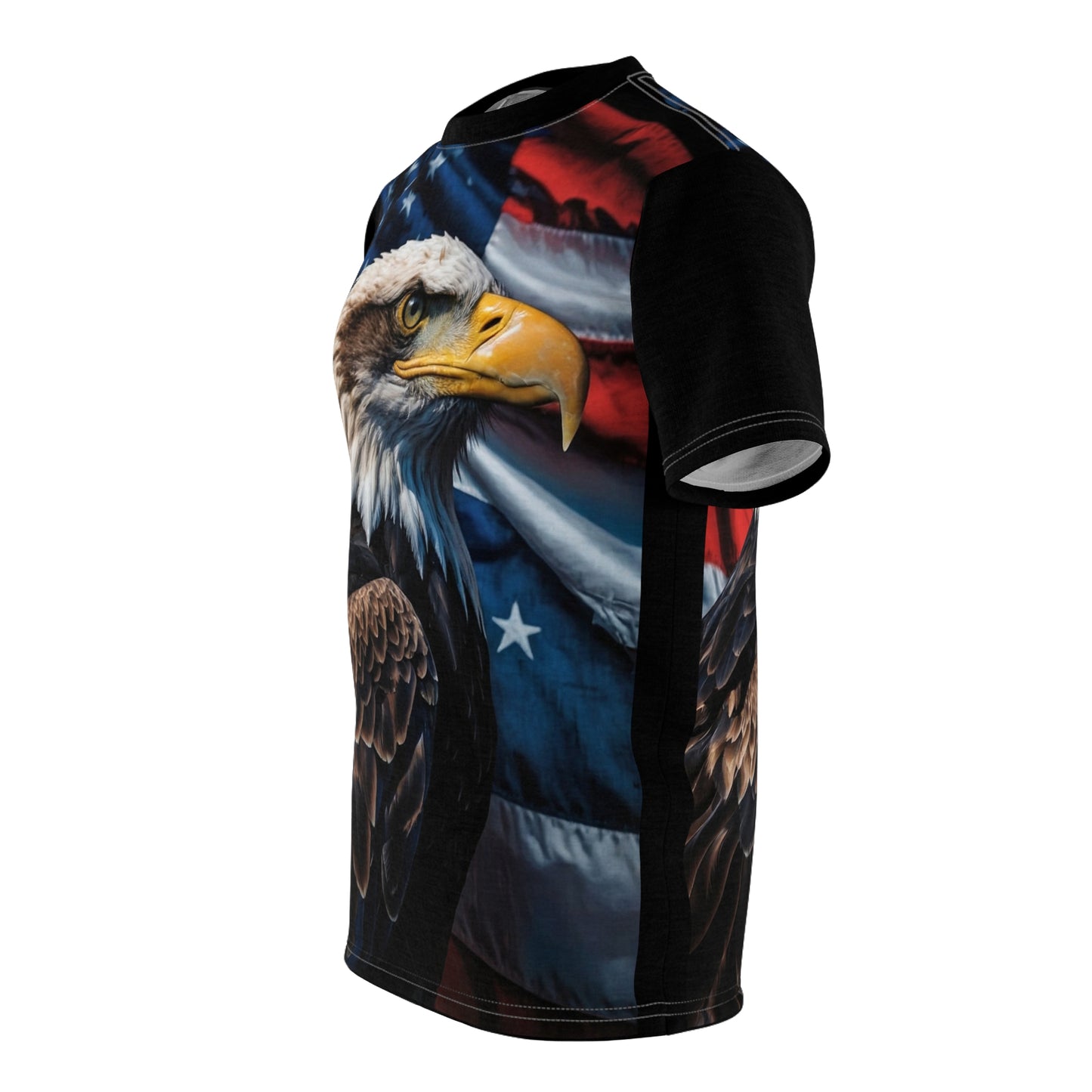 Eagle & Flag - Great America - Unisex Cut & Sew Tee (AOP)