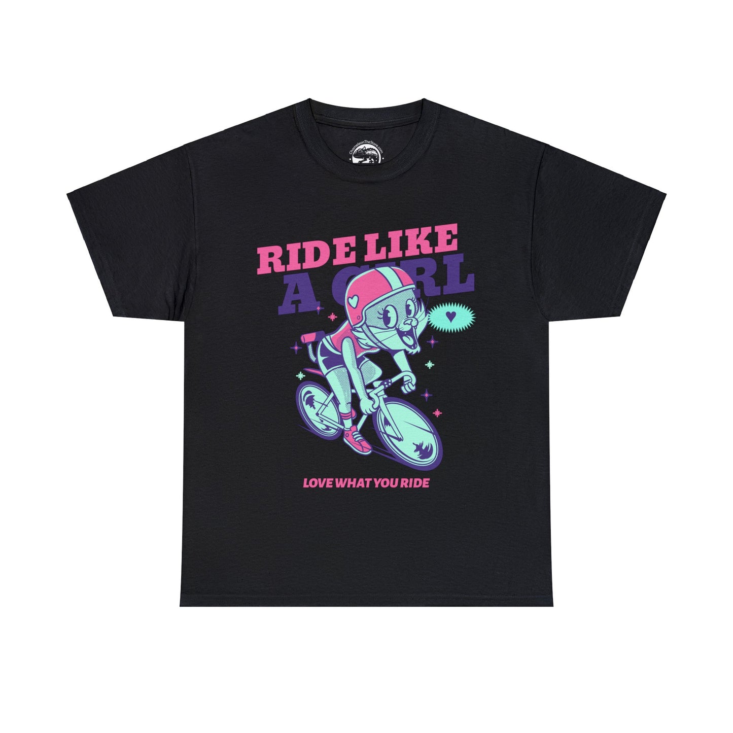 Ride like a Girl - Unisex Heavy Cotton Tee