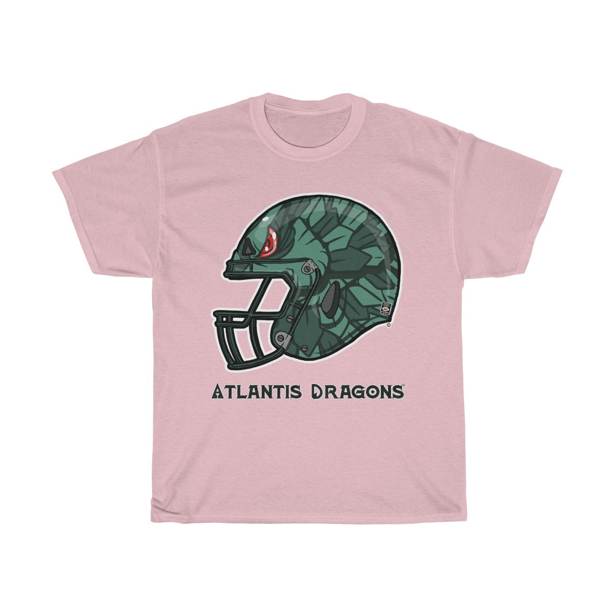 Atlantis Dragons helmet Fantasy - Unisex Heavy Cotton Tee