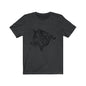 Wolf Black by Morbo - Unisex Jersey Short Sleeve Tee