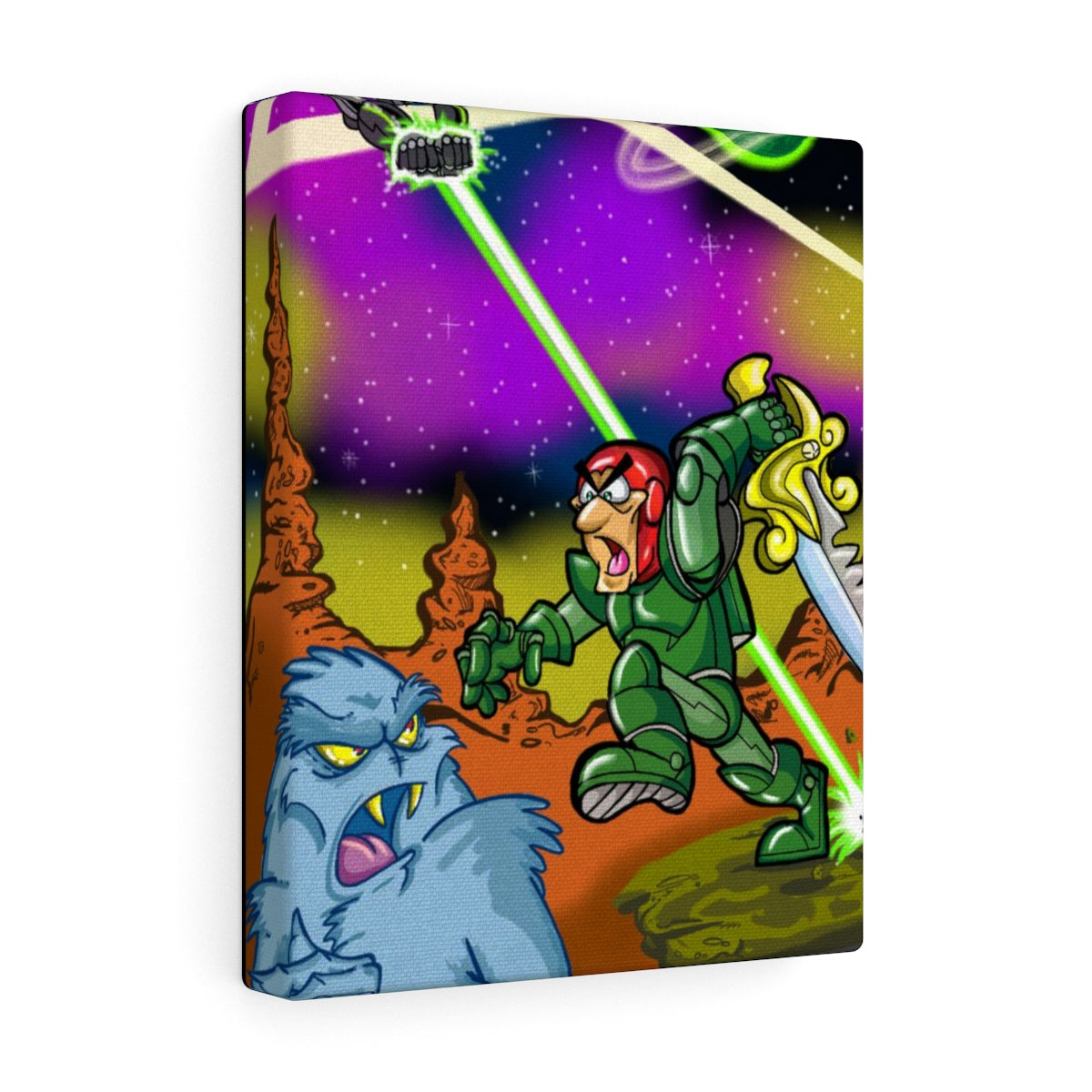 Blazar "The Planet Savier" - Canvas Gallery Wraps