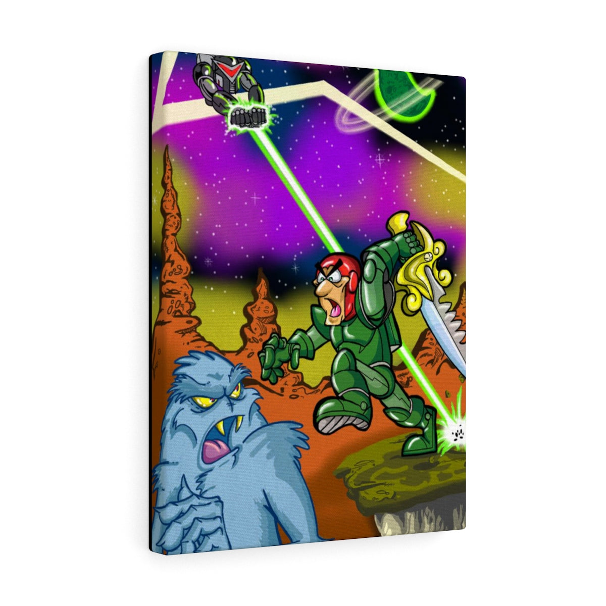 Blazar "The Planet Savier" - Canvas Gallery Wraps