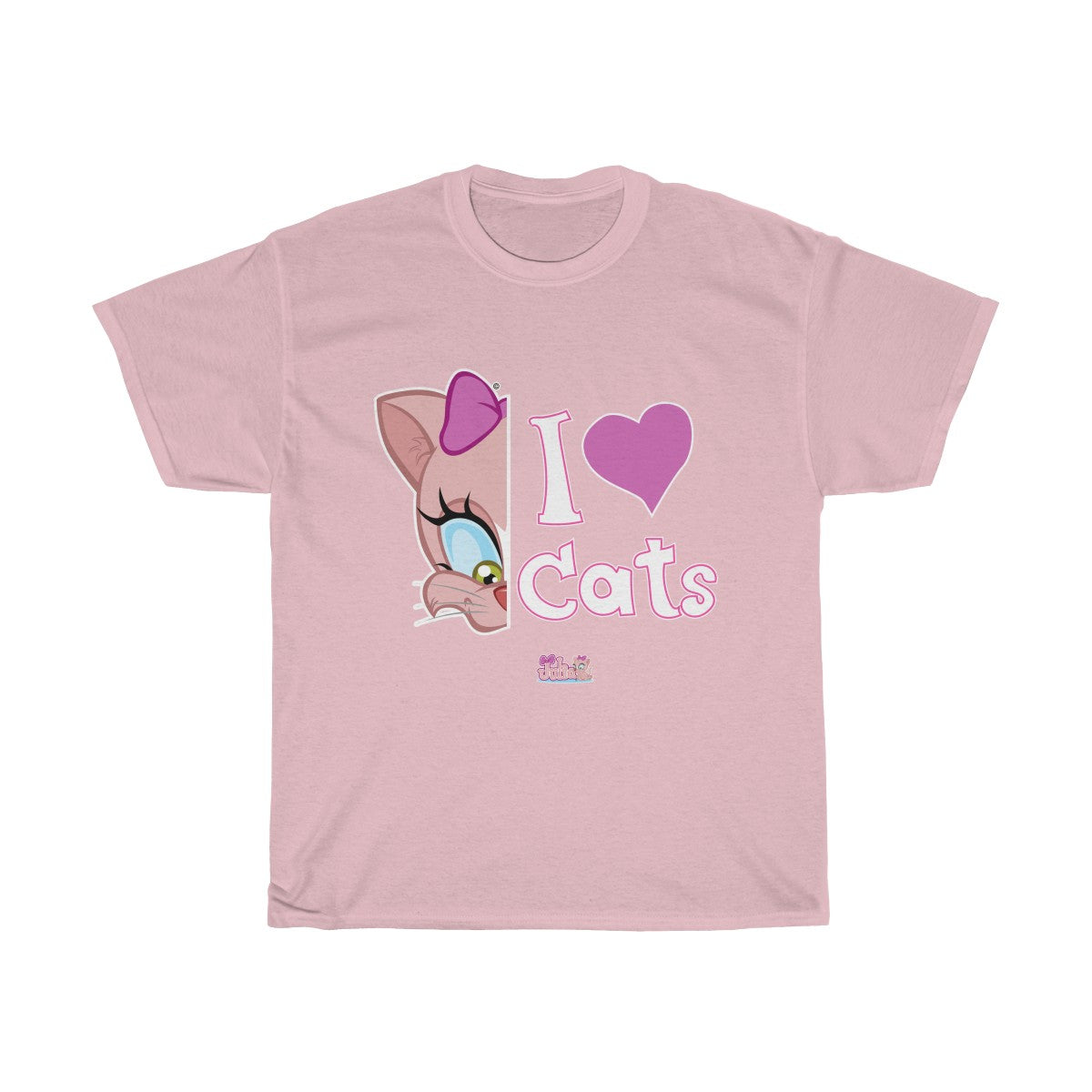 Julia Cat I Love Cats 2- Unisex Heavy Cotton Tee