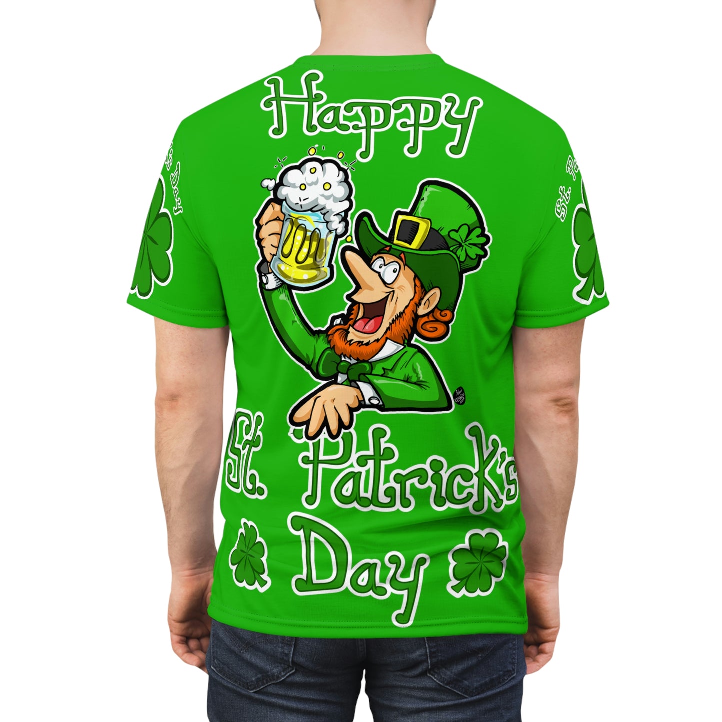 St Patricks Day - Unisex AOP Cut & Sew Tee