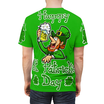 St Patricks Day - Unisex AOP Cut & Sew Tee