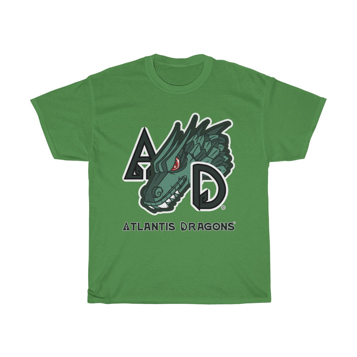 Atlantis Dragons Fantasy - Unisex Heavy Cotton Tee