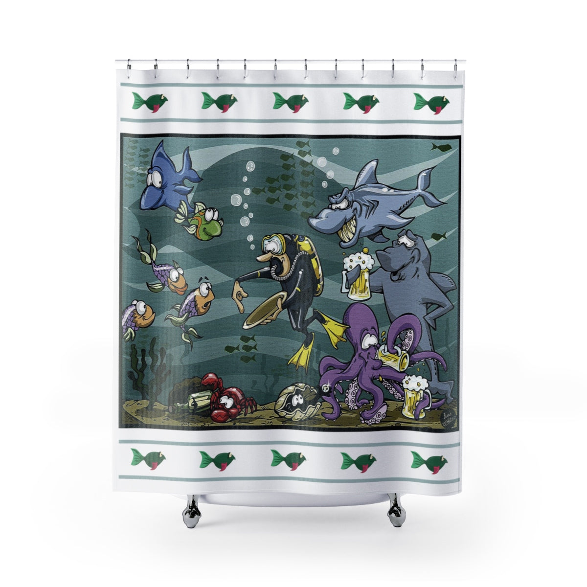 Seafood - Shower Curtains