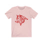 Wolf Red by Morbo - Unisex Jersey Short Sleeve Tee