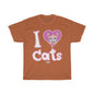 Julia Cat I Love cats - Unisex Heavy Cotton Tee