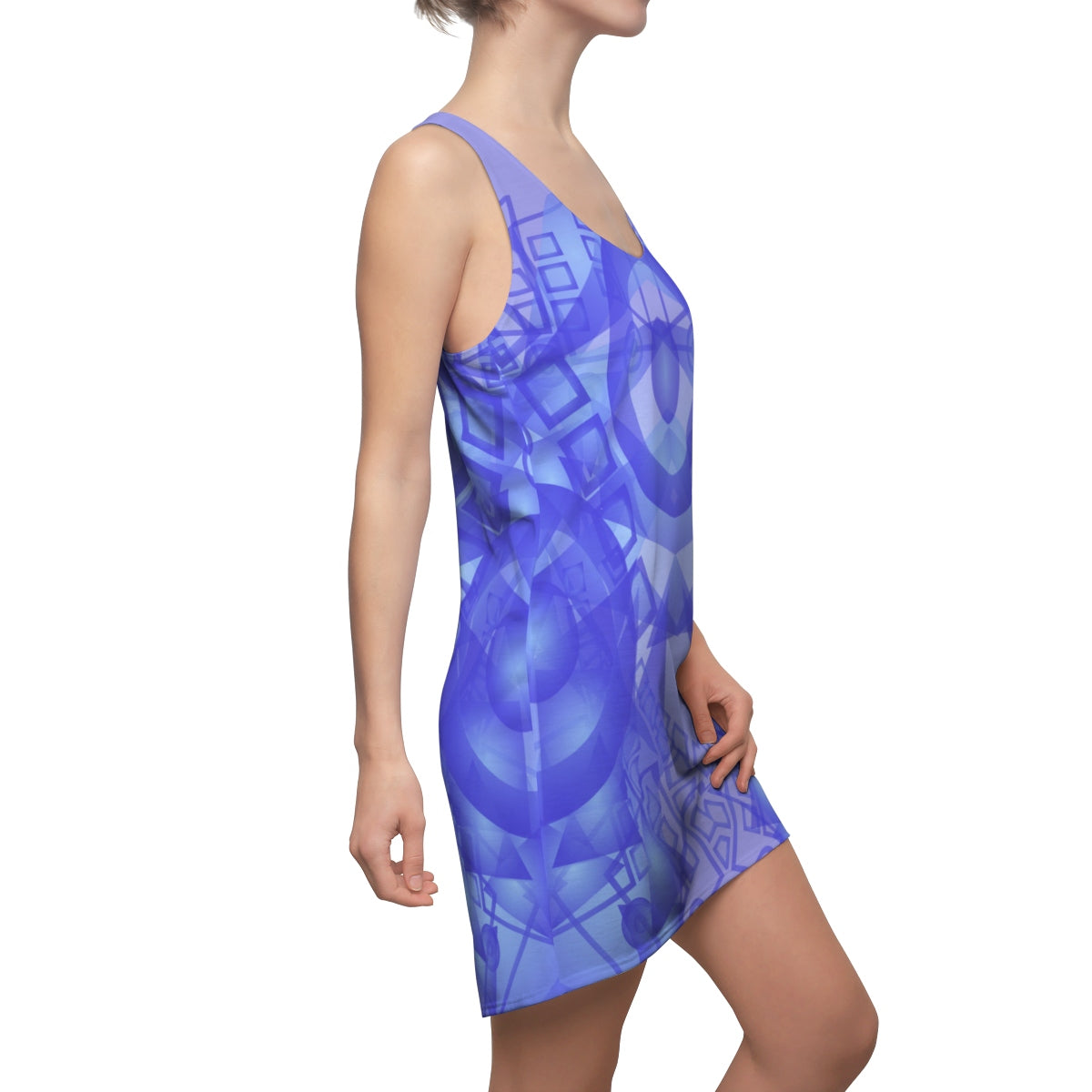 Blue D Magic Whisper - Women's Cut & Sew Racerback Dress